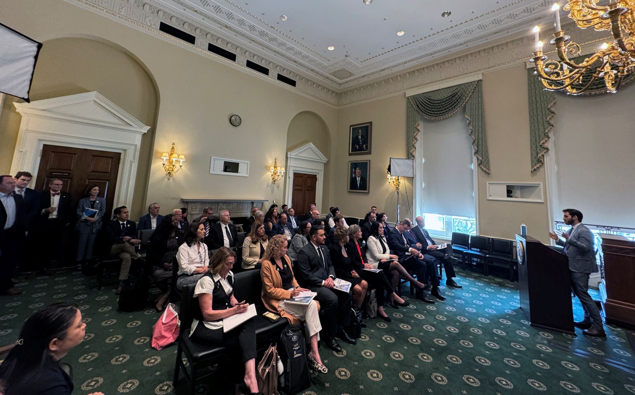 San Joaquin One Voice delegation gets a briefing in Washington, D.C.