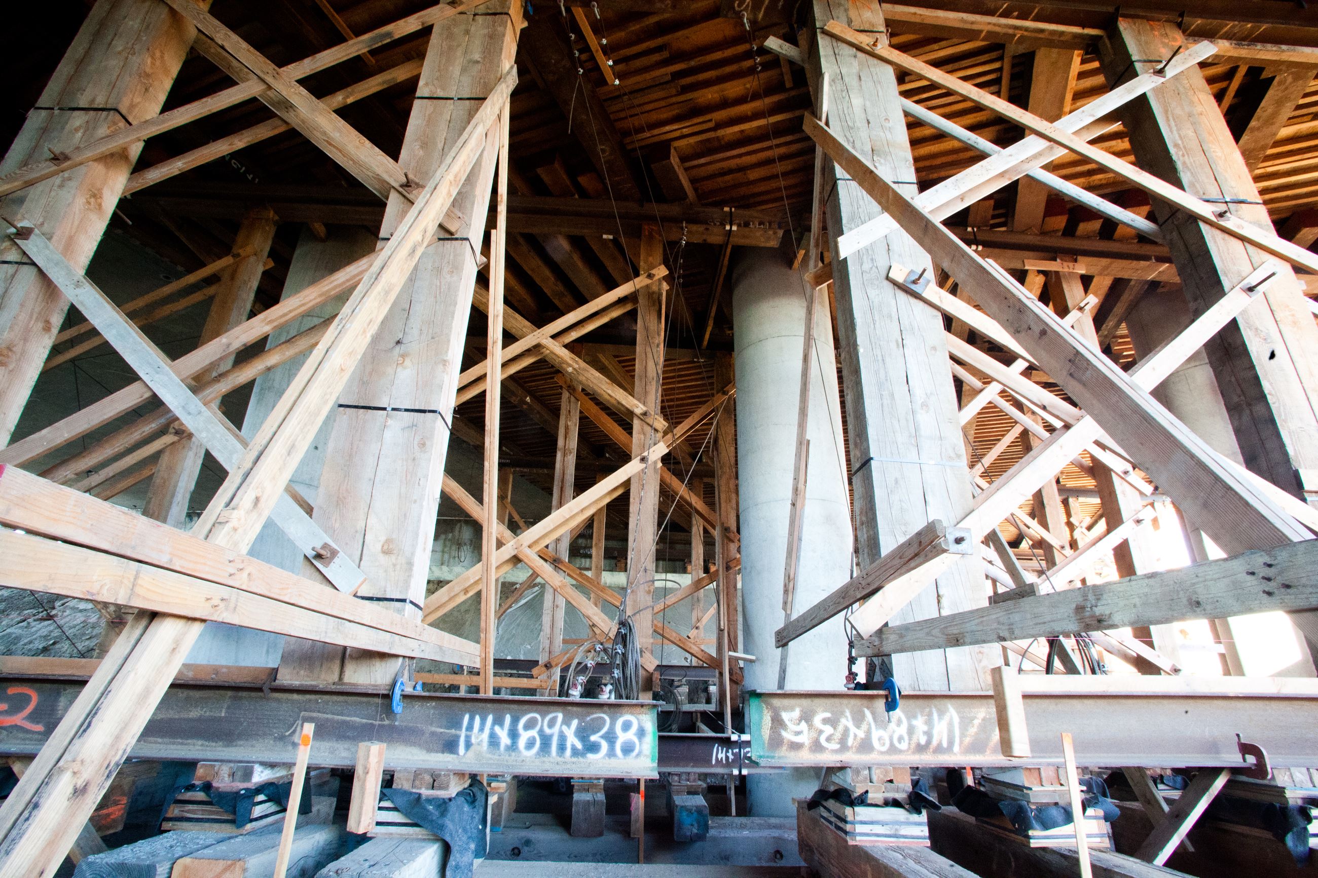 Image of grade separation under construction