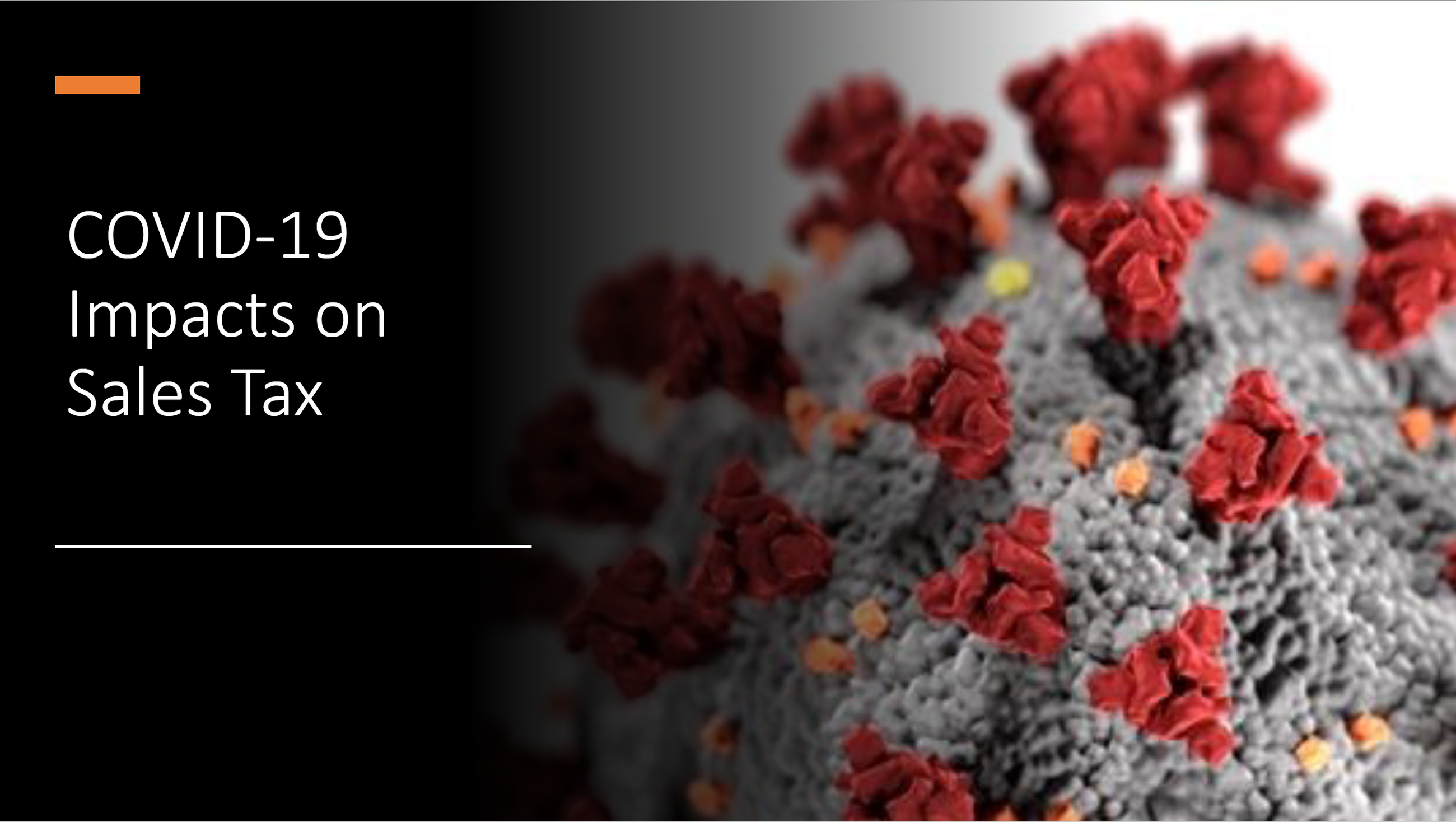 Covid 19 impacts on sales tax