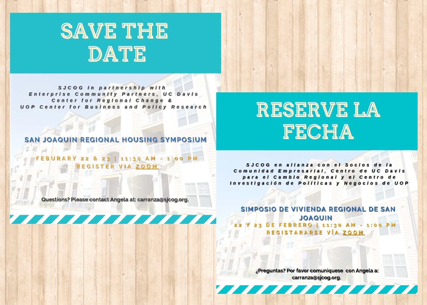 Regional Housing Symposium Save the Date Flyer