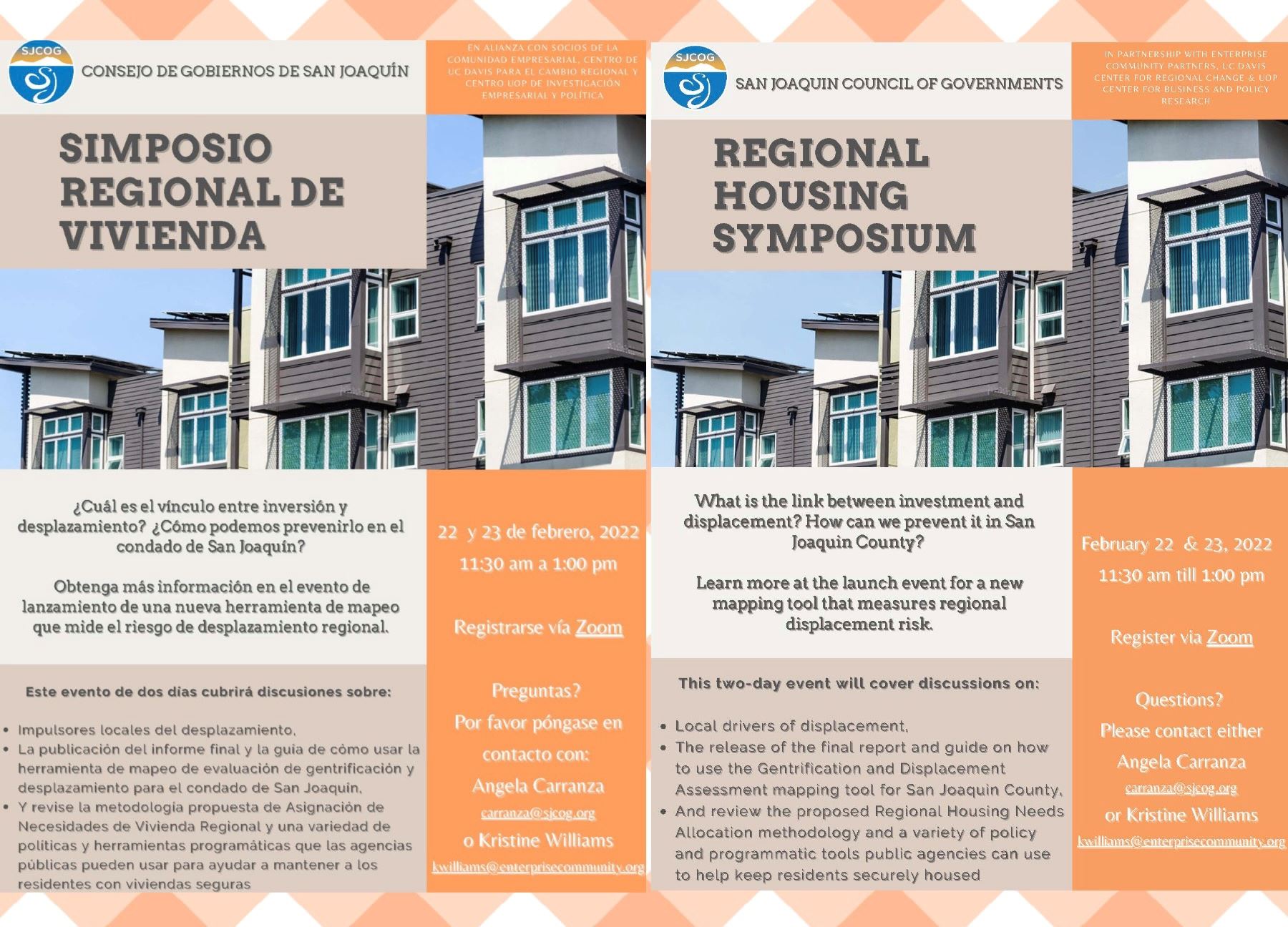 San Joaquin Regional Housing Symposium flyer