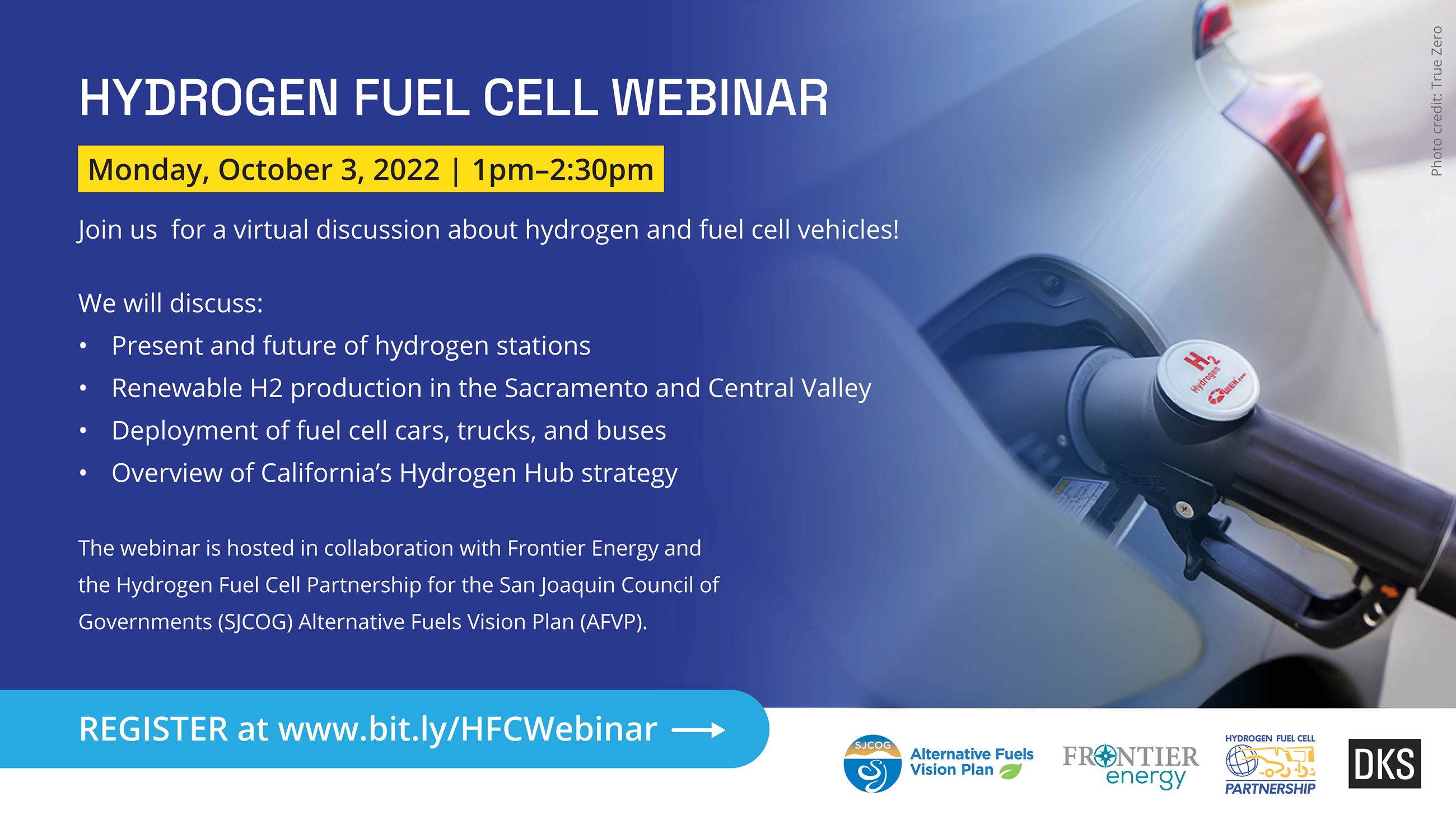 Hydrogen Fuel Cell Webinar flyer
