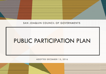Image of 2016 Public Participation Plan Cover