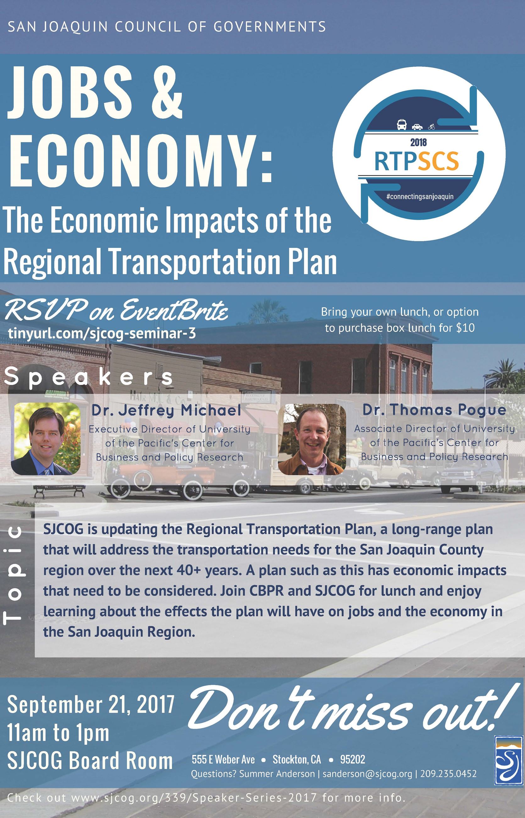 Jobs and Economy Seminar Poster 