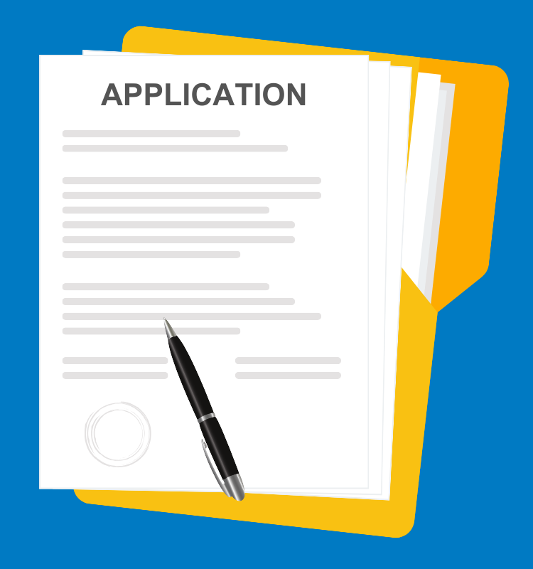 Employment Application button